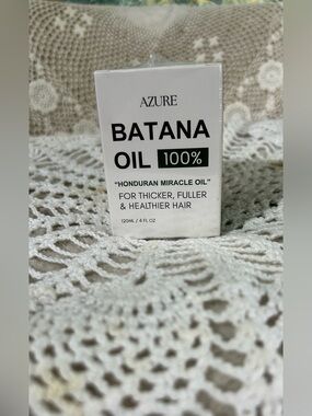 Azure Batana Oil 100% Honduran Miracle Oil For Fuller Thicker Healthier Hair NIB